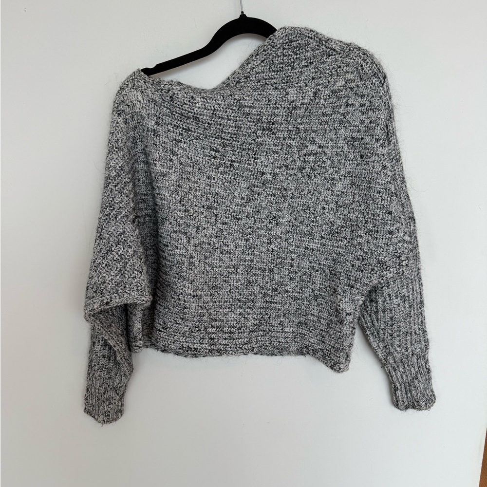 Alexander Wang One Shoulder Cropped Sweater size S - Picture 3 of 5